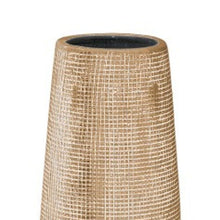 Load image into Gallery viewer, Geometric Cylinder Floor Vase - Gold
