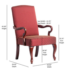 Load image into Gallery viewer, Delaney - Elegant Gooseneck Arm Chair With High Back
