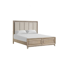 Load image into Gallery viewer, Contemporary Bed With Padded Headboard
