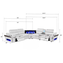 Load image into Gallery viewer, Nova - Sectional With Bluetooth Speaker, LED And Lifting Wine Cabinet
