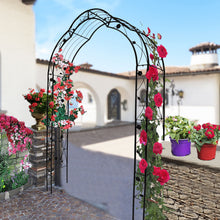 Load image into Gallery viewer, Metal Garden Arch Assemble Freely With 8 Styles Garden Arbor Trellis Climbing Plants Support Rose Arch
