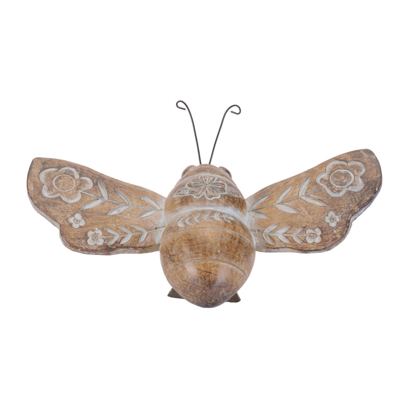 Poly Butterfly Figurine (Set of 4) - Brown