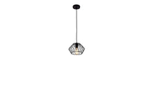 Load image into Gallery viewer, Metal Cage Modern Industrial Single Bulb Hanging Pendent Light - Black
