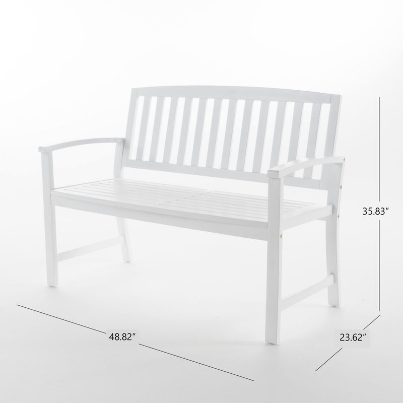 Farmhouse Style Loja Bench Indoor / Outdoor