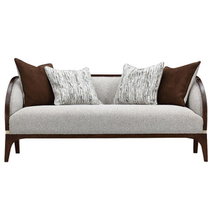 Houston - Loveseat - Pebble / Walnut