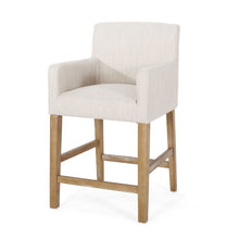 Load image into Gallery viewer, Serenitia - Upholstered Counter Chair With Straight Arm
