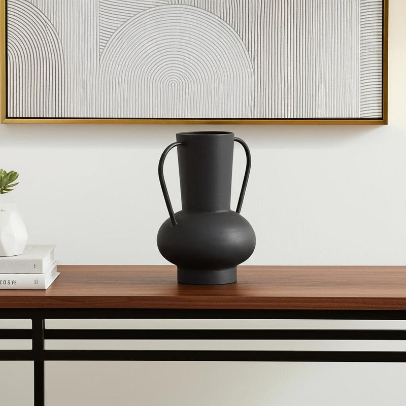 Amphora Table Vase (608322) - Black