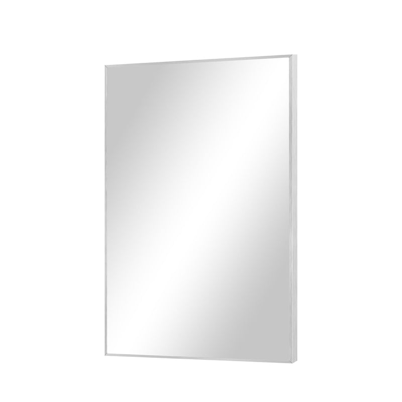 Aluminum Framed Bathroom Vanity Mirror - Silver