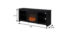 Load image into Gallery viewer, Fireplace TV Stand With Fireplace (734202) - Black
