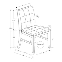 Load image into Gallery viewer, Dining Chair, Upholstered, Dining Room, Transitional (Set of 2) - Cream
