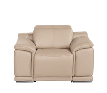 Load image into Gallery viewer, Genuine Leather Wall Hugger Power Recliner With USB - Beige
