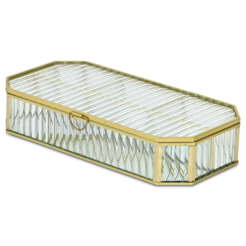 Hand Painted Decorative Box (718677) - Gold