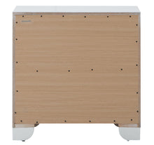 Load image into Gallery viewer, Contemporary Nightstand - Silver Champagne - Particle Board
