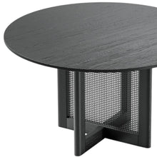Load image into Gallery viewer, 52" Solid Wood Rounded Bar Table - Black
