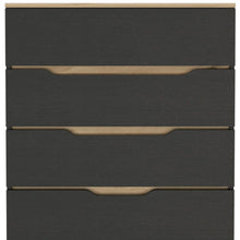 Load image into Gallery viewer, Four Drawer Dresser - Natural And Black
