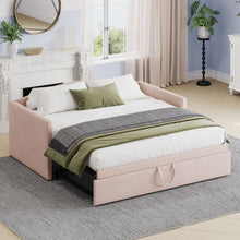Load image into Gallery viewer, Daybed With Pop Up Trundle, Upholstered Sofa Bed
