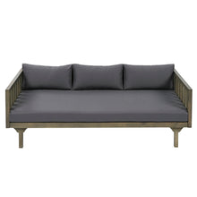 Load image into Gallery viewer, Claremont - 3 Seater Daybed Teak Acacia Wood Water Resistant Cushions
