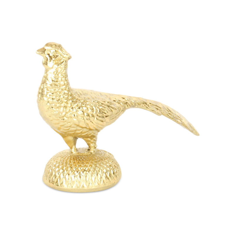 Peacock Tabletop Sculpture - Gold