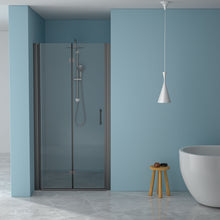 Load image into Gallery viewer, Fold Frameless Shower Door With Tempered Glass
