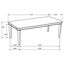 Load image into Gallery viewer, Seaside - Dining Table Dining Set - Rustic
