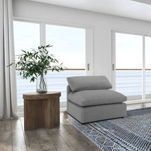 Load image into Gallery viewer, Segoura - Upholstered Armless Chair With Pillow Back, Living Room - Gray
