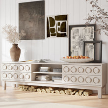 Load image into Gallery viewer, Media Console With 4 Drawers And Cable Management
