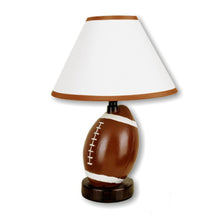 Load image into Gallery viewer, Football Shaped Table Lamp With Shade - Dark Brown White
