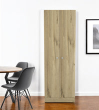 Load image into Gallery viewer, 71" Wood Pantry Or Storage Closet - Oak
