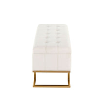 Load image into Gallery viewer, Midas - Contemporary / Glam Storage Bench
