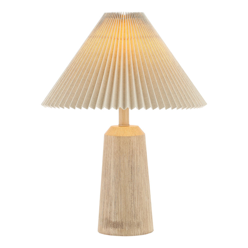 Lighthouse Table Lamp With Empire Shade - Beige
