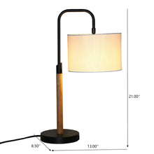 Load image into Gallery viewer, Arcus Paniz - Desk Lamp With Cylinder Shade - Black

