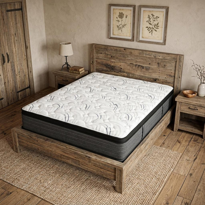 Foam Plush Euro Top Hybrid Mattress (746851) - Full Long