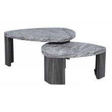 Load image into Gallery viewer, Triangle Nesting Coffee Table Set (Set of 2) - Gray
