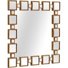 Load image into Gallery viewer, 32" Square Framed Accent Mirror - Gold
