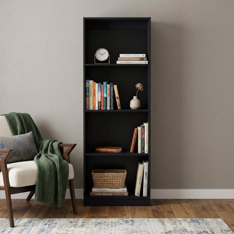 Four Tier Bookcase (546186) - Black