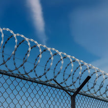 Load image into Gallery viewer, Galvanized Barbed Wire Fence Roll, Security Fencing With Sharp Razor Edges

