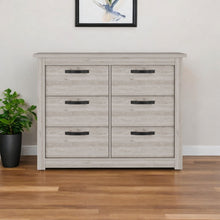 Load image into Gallery viewer, Six Drawer Dresser - Oak
