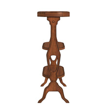 Load image into Gallery viewer, Manufactured Wood Octagon End Table With Two Shelves - Medium Brown
