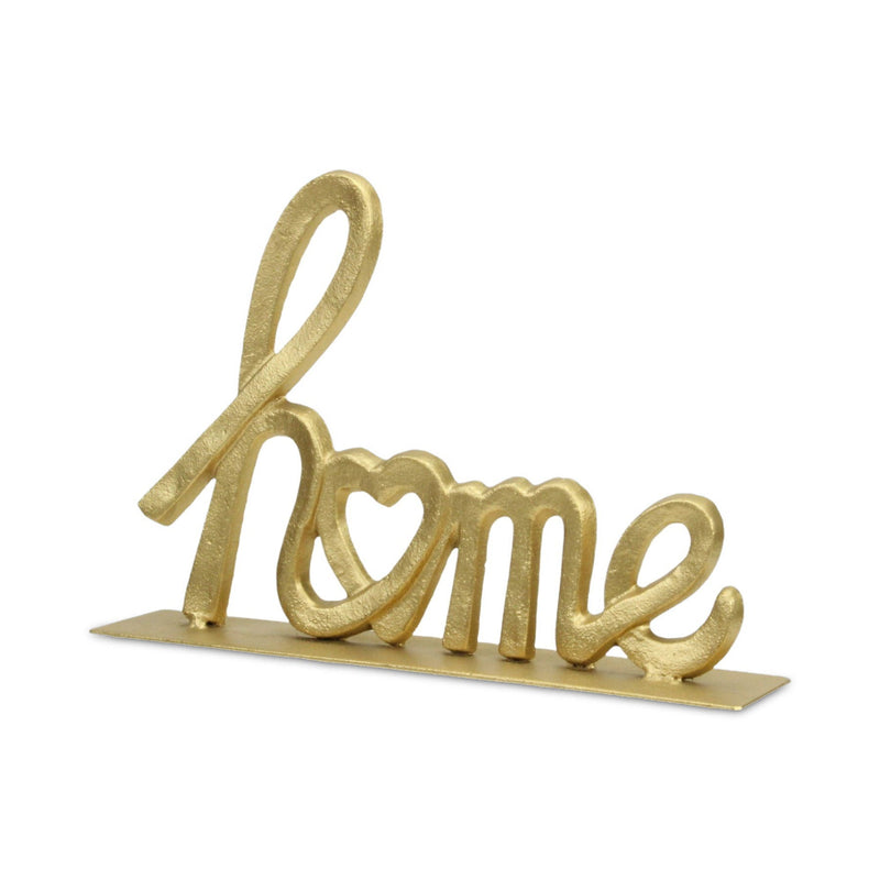 Home Hand Painted Tabletop Sign (634468) - Gold