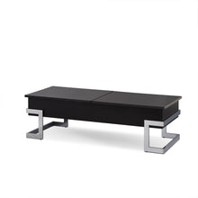 Load image into Gallery viewer, Iron Lift Top Coffee Table - Black And Silver
