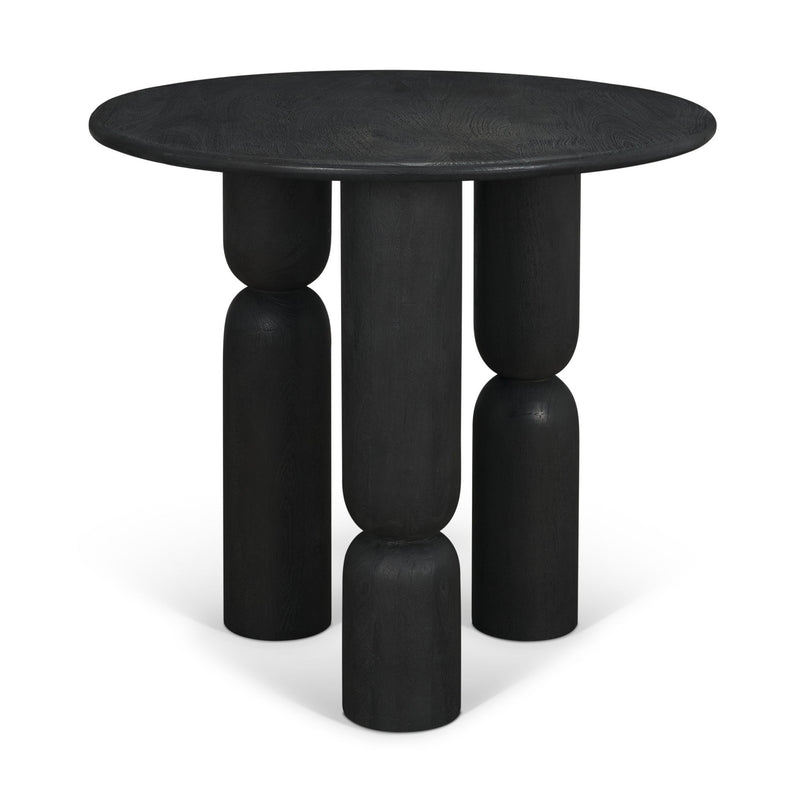 Round End Table (729072) - Black