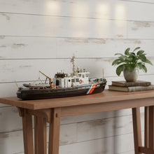 Load image into Gallery viewer, Hand Painted Model Boat (624546) - Black / White
