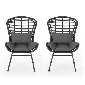 Calypso - Outdoor Chair With Water Resistance Cushion And Iron Frame