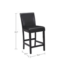 Load image into Gallery viewer, Modern 5 Piece Counter Height Dining Set With Tufted Nail Head Chairs
