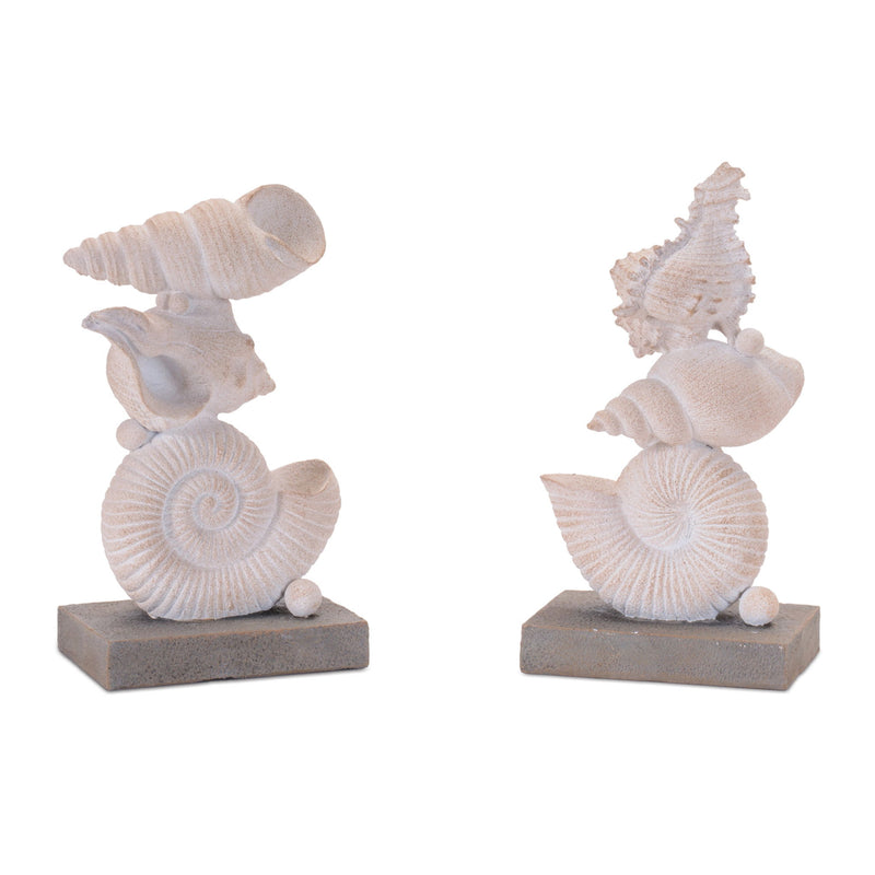 Resin Figurine (Set of 2) - Brown And Gray