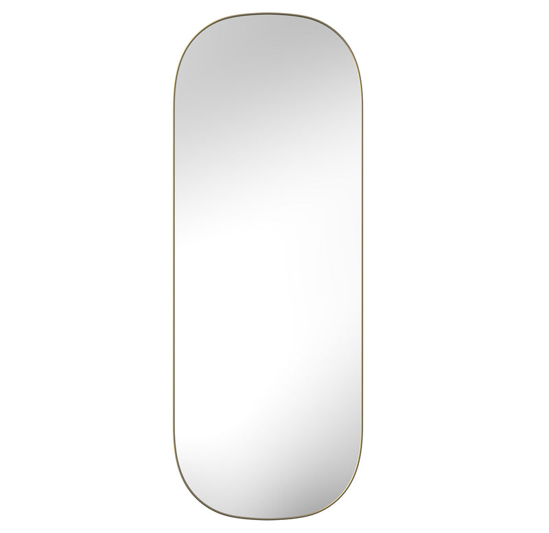 47" Oval Framed Full Length Hanging Mirror - Gold