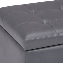 Load image into Gallery viewer, Cosmopolitan - Upholstered Storage Ottoman

