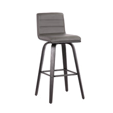 Load image into Gallery viewer, Iron Swivel Low Back Bar Height Bar Chair - Gray And Black
