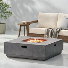 Load image into Gallery viewer, Modern Square Fire Pit With 50,000 Btu
