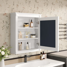 Load image into Gallery viewer, Wall Mounted Bathroom Storage Cabinet With Mirror, Medicine Cabinet With Height Adjustable Shelf
